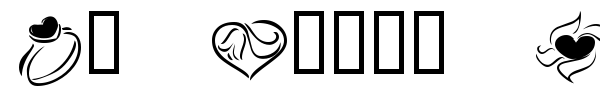 KR Cuori Divertenti 2 font preview